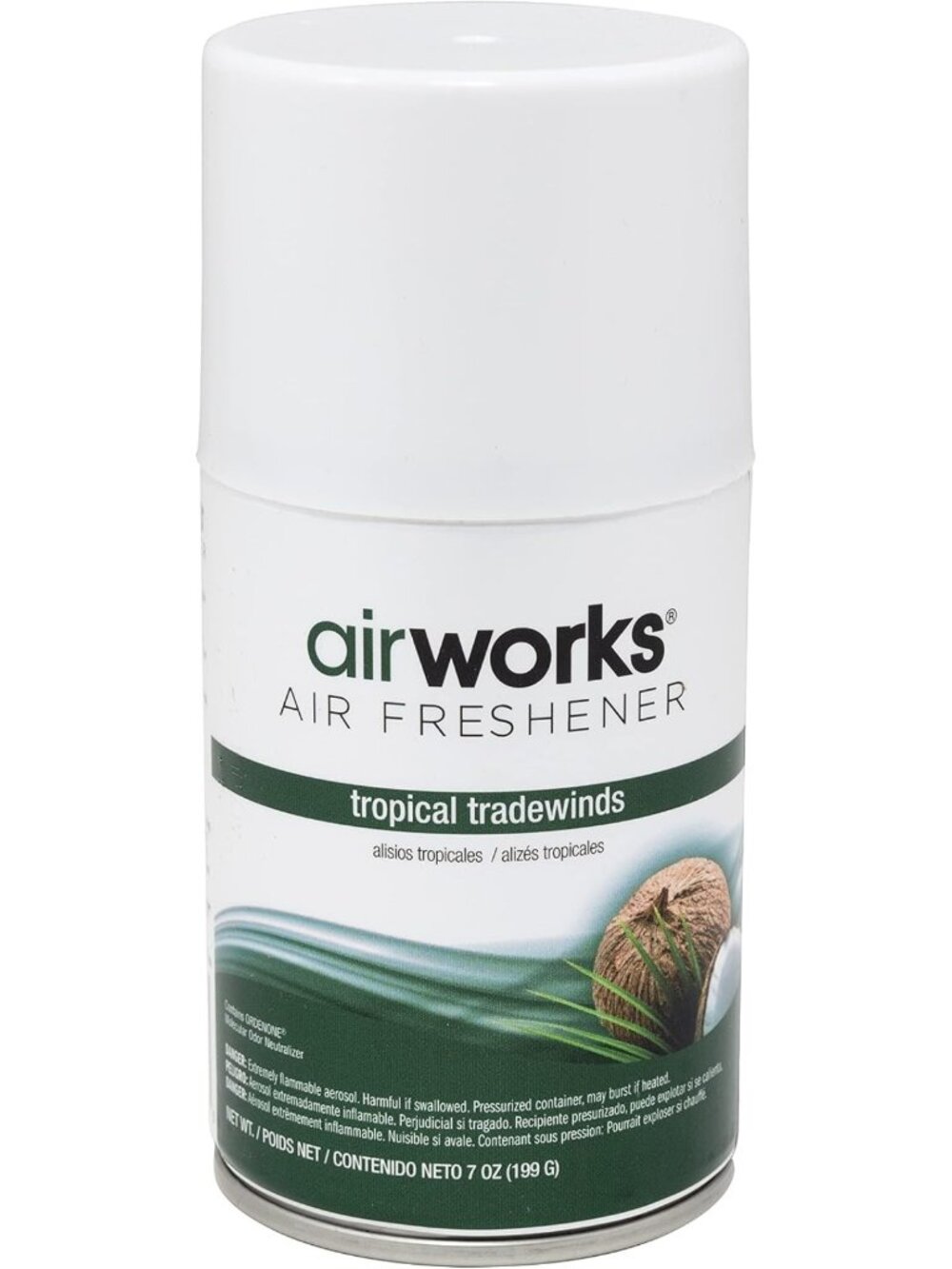 Tropical Tradewinds Scented Aerosol Air Freshener - 7 oz Cans, Case of 12